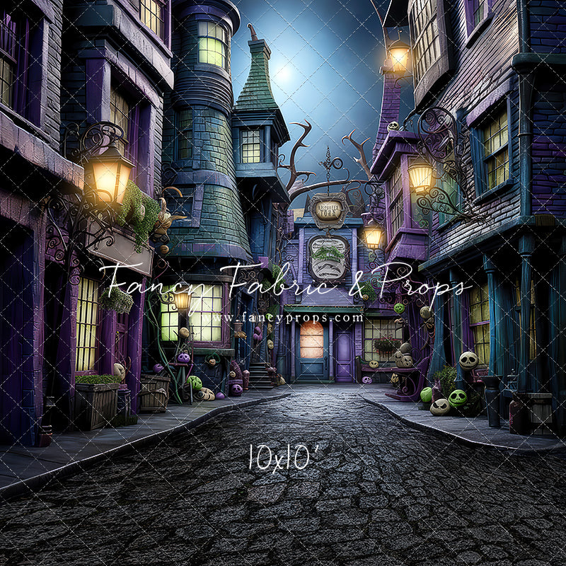 Halloween Town Street - Side Wall