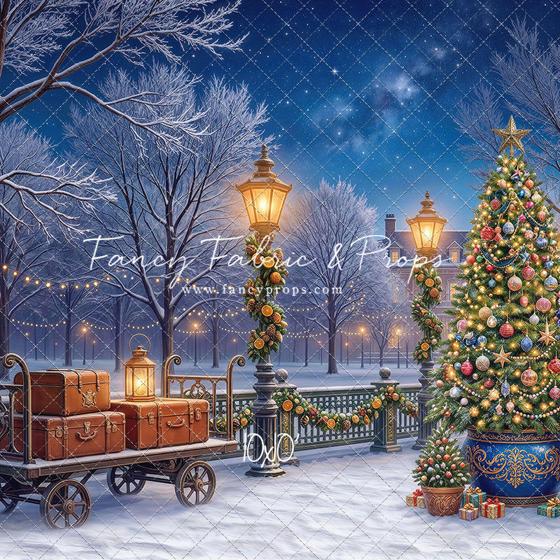 Holiday Train Station - With Sweep Option