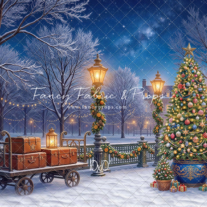 Holiday Train Station - With Sweep Option