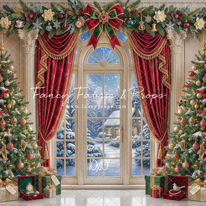 Holiday Window Elegance - with Sweep Option