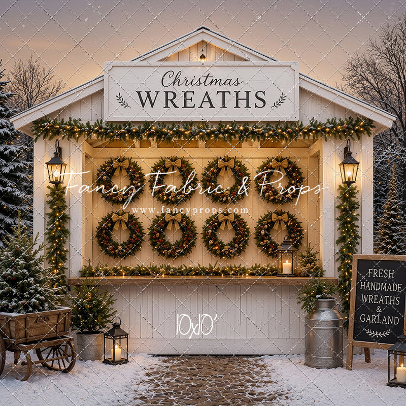 Holly Wreath Stand - with Sweep Option
