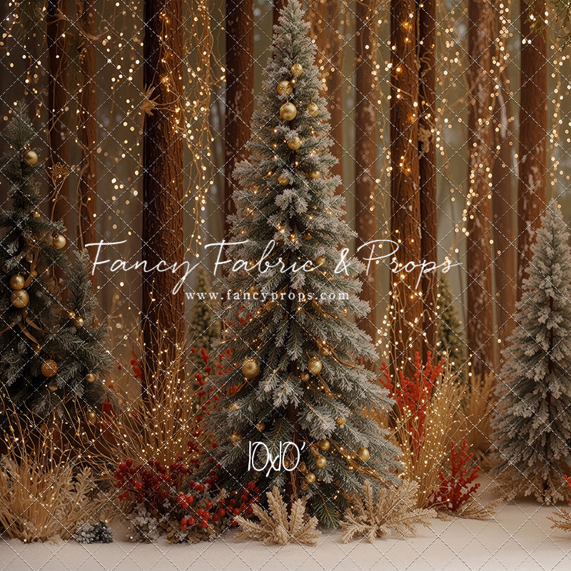 Holly & Pine Forest - With Sweep Option