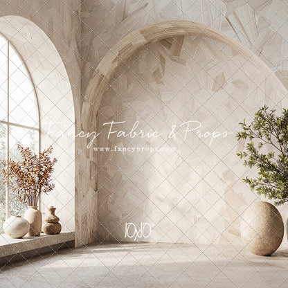 Ivory Vista Arch - With Sweep Option