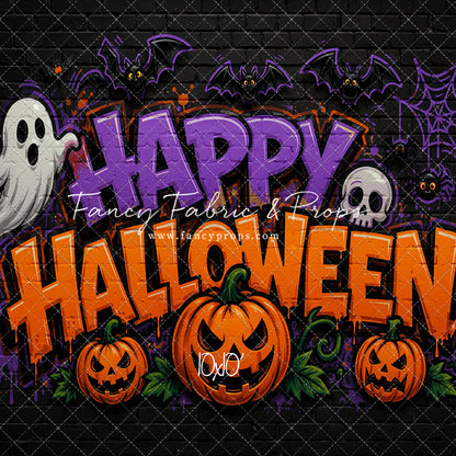 Midnight Graffiti Halloween - With Sweep Option