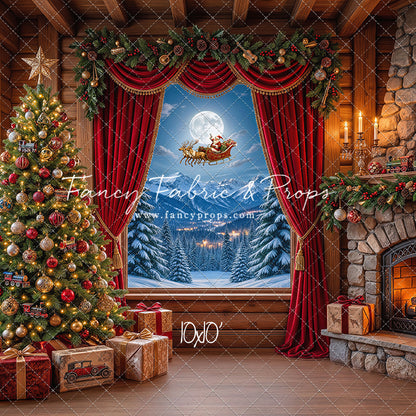 Mountain Sleigh View - with Sweep Option