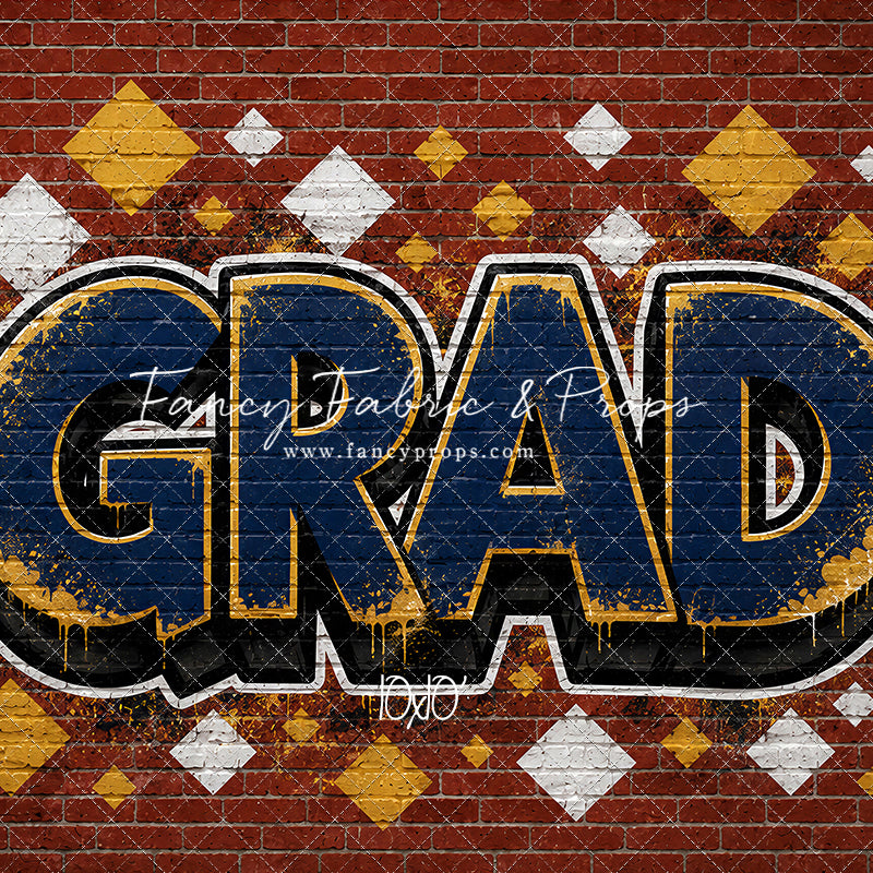 Navy & Gold Grad - With Sweep Option
