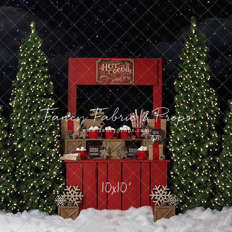 Nighttime Cocoa Stand