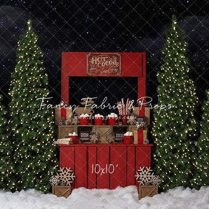 Nighttime Cocoa Stand