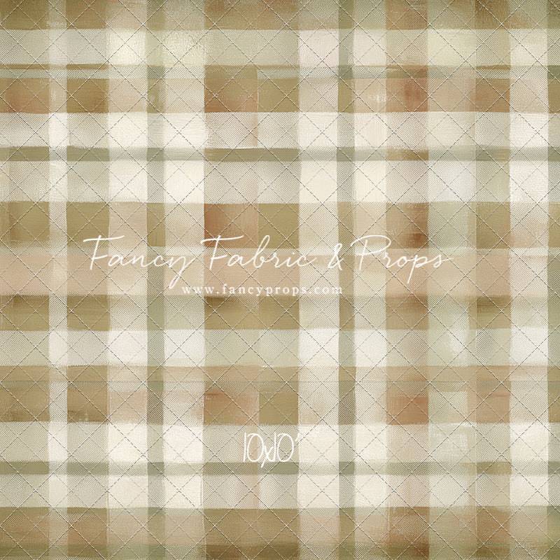 Oatmilk Plaid - With Sweep Option