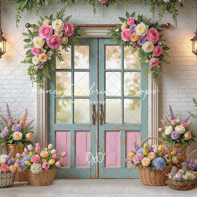 Pastel Garden Doors - With Sweep Option