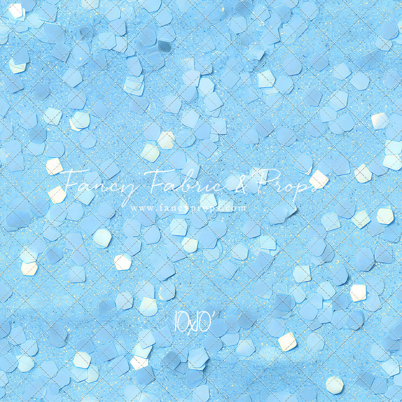 Power Blue Confetti