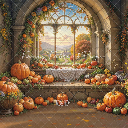 Pumpkin Patch Paradise - With Sweep Option