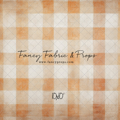 Pumpkin Patch Plaid - With Sweep Option