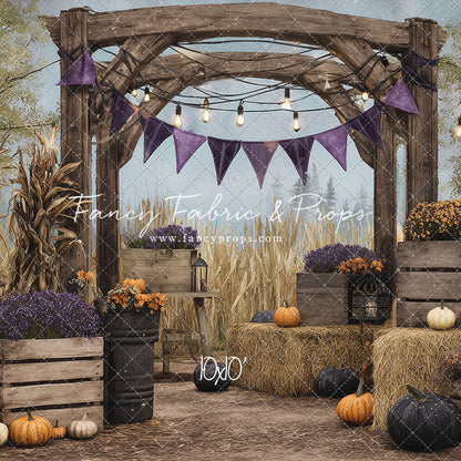 Pumpkin & Plum Harvest - with Sweep Option