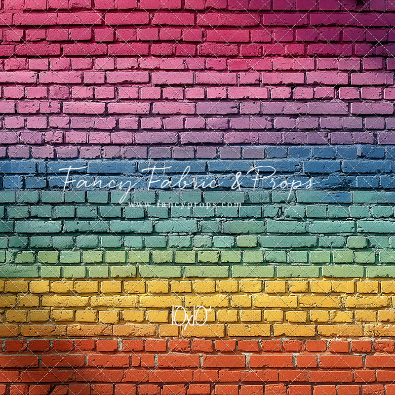Rainbow Riot Brick - With Sweep Option