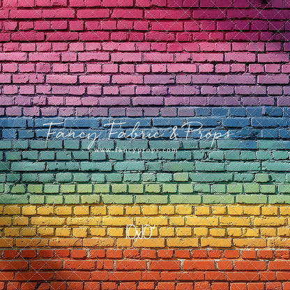 Rainbow Riot Brick - With Sweep Option