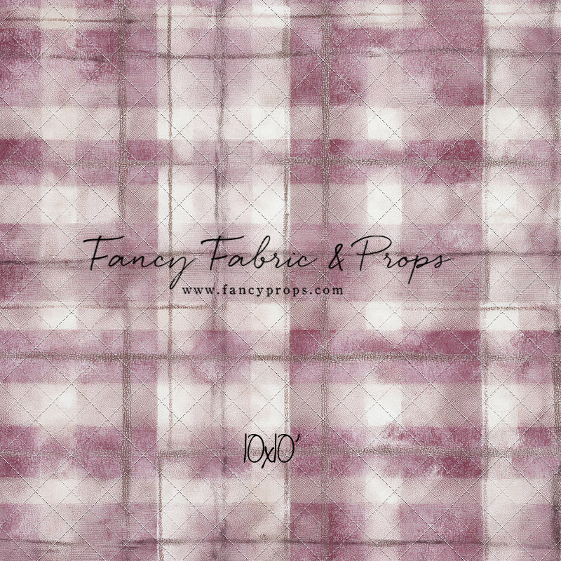 Rose Mist Plaid - With Sweep Option