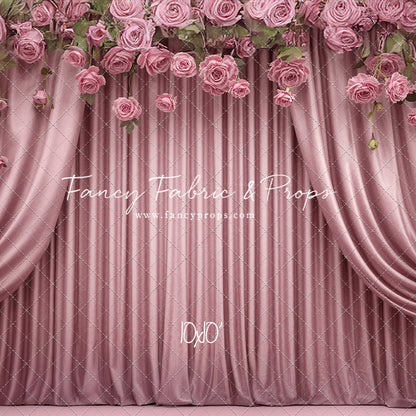 Rose Petal Curtain - With Sweep Option