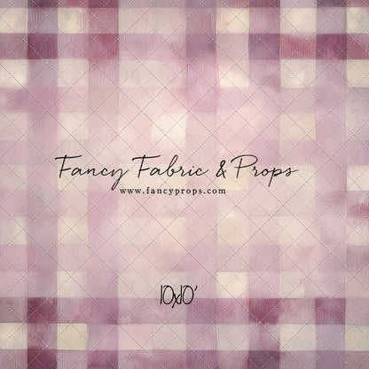 Rose Quartz Plaid - With Sweep Option