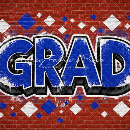 Royal & White Grad - With Sweep Option