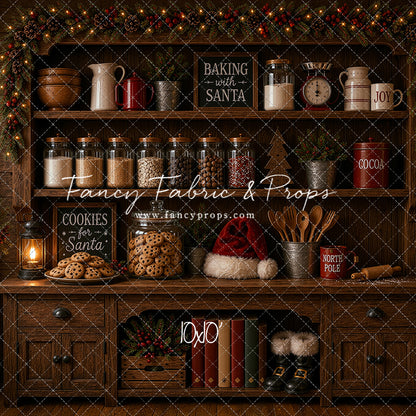 Santa's Cookie Cupboard - With Sweep Option