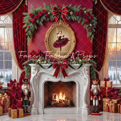 Scarlet Ballerina Christmas - with Sweep Option