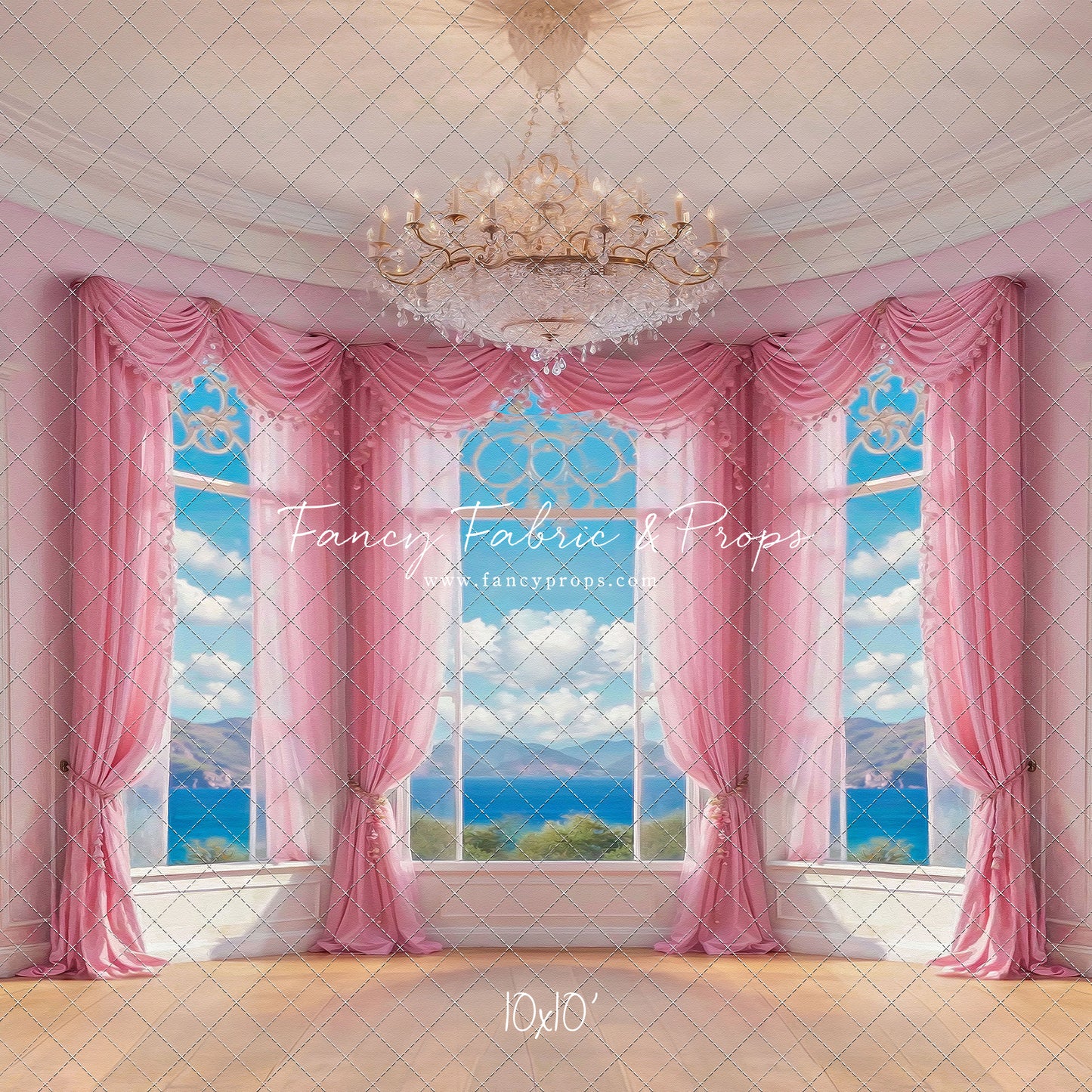 Summer Season Victorian Window - Wood Floor - With Sweep Option