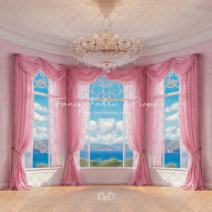 Summer Season Victorian Window - Wood Floor - With Sweep Option