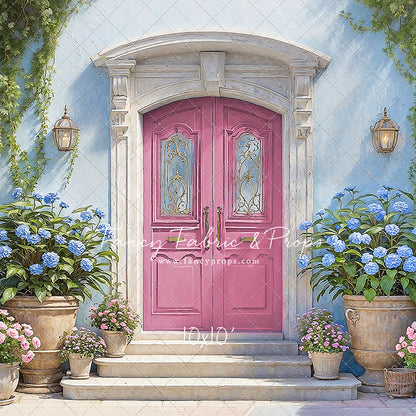 Summertime Patio - Pink Door - With Sweep Option