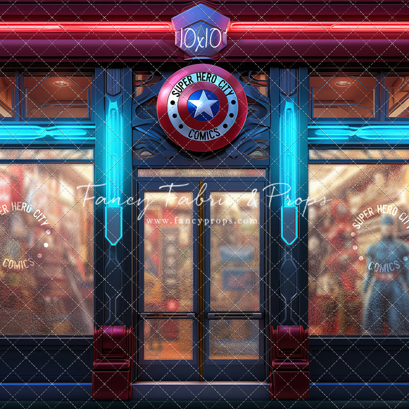 Super Hero City Comics - With Sweep Option