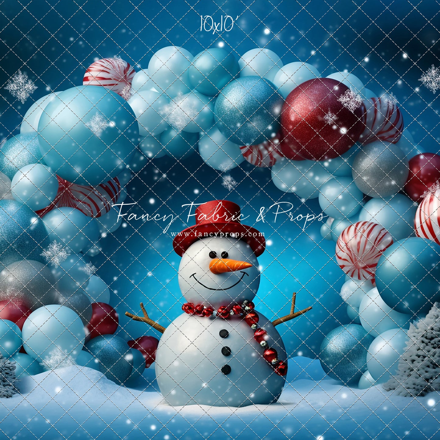 Top Hat Jolly Snowman