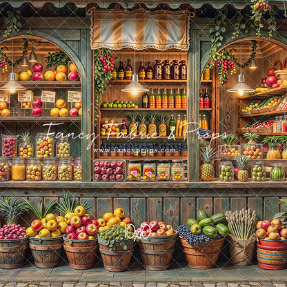 Tropical Fruit Market - With Sweep Option