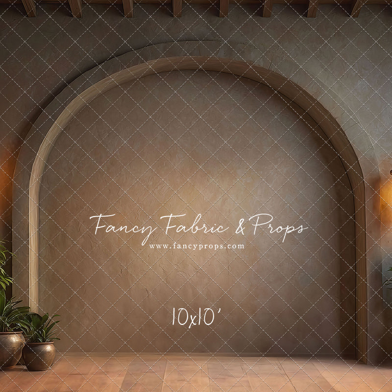 Warm Amber Archway - No Bench - With Sweep Option