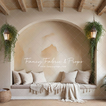 Warm Beige Comforts - Tile Floor - With Sweep Option