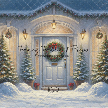 White Christmas Welcome - With Sweep Option