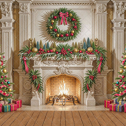 Yuletide Hearth - with Sweep Option