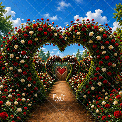 Heart Shaped Garden - With Sweep Option