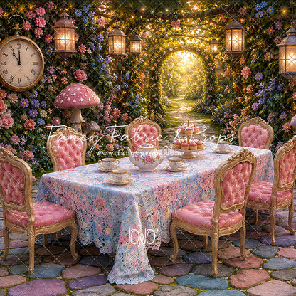 Pastel Tea Party - With Sweep Option
