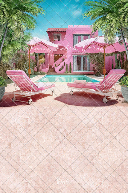 Barbie's Poolside Vacation - Pavement Floor - With Sweep Option