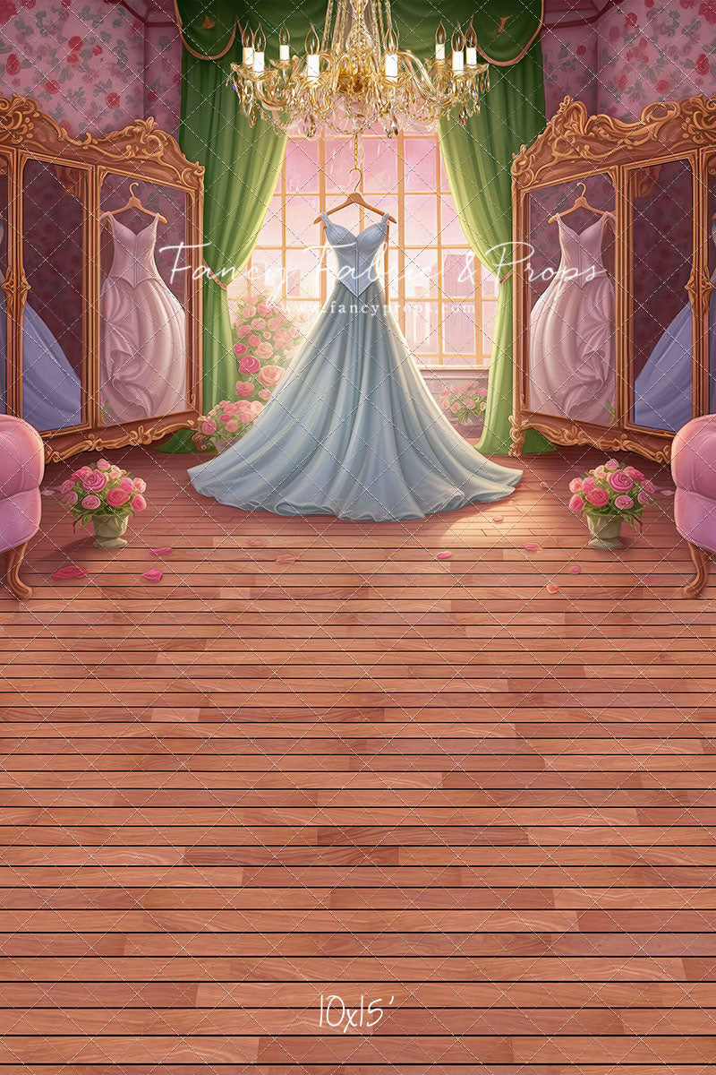 Dress Like A Princess - Ice Blue Dress - With Sweep Option