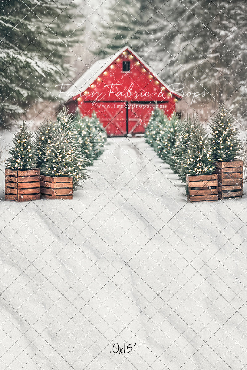 Festive Pickup Truck Farm - with Sweep Option