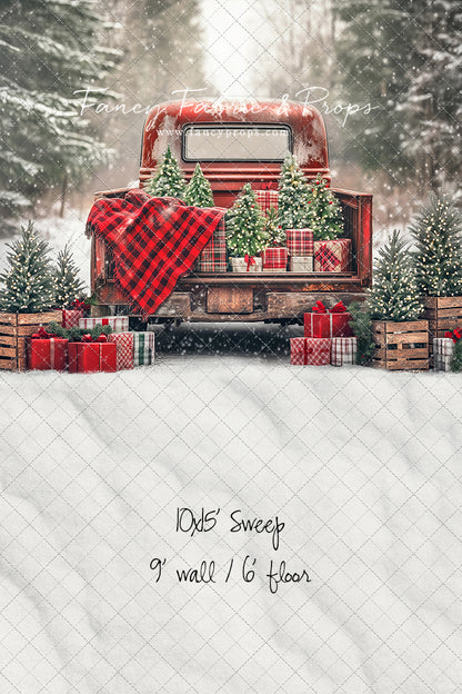 Festive Pickup Truck - with Sweep Option