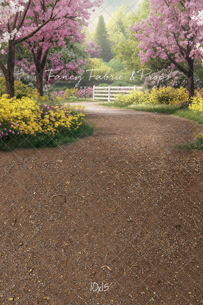Flowering Spring Path - With Sweep Option