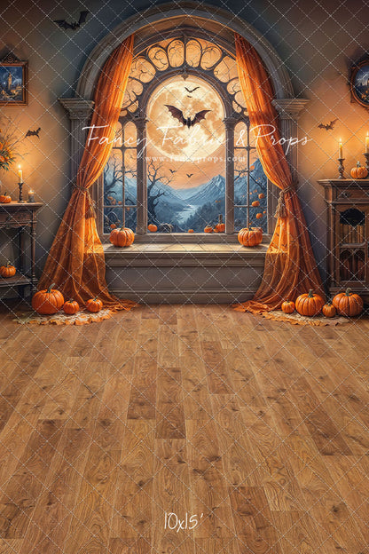 Gothic Moonlit Window - With Sweep Option