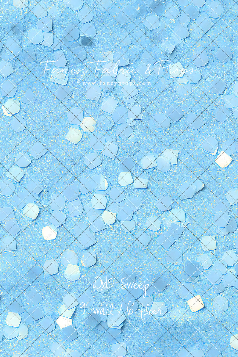 Power Blue Confetti