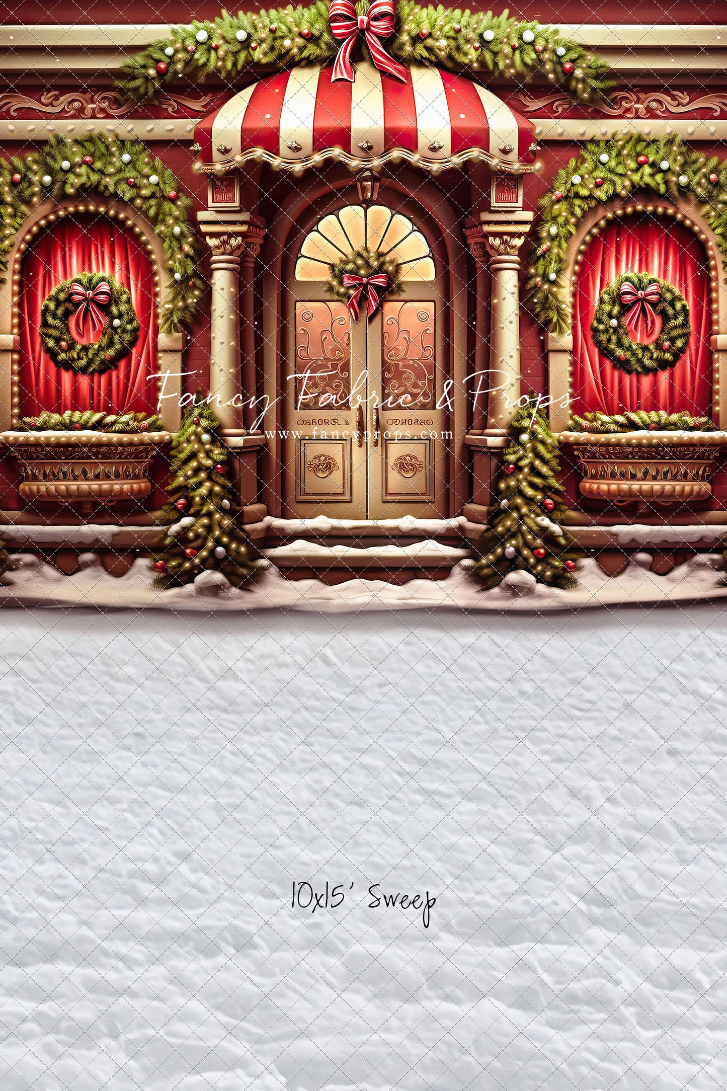 Crimson & Gilt Christmas Emporium - with Sweep Option