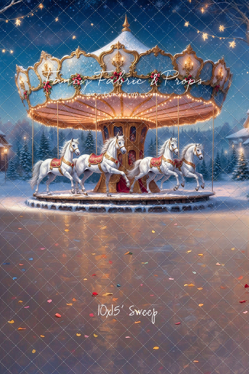 Enchanted Holiday Carousel - With Sweep Option