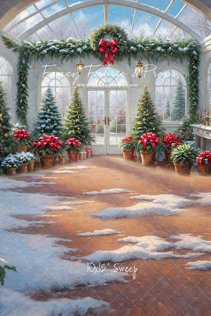Enchanted Winter Conservatory - With Sweep Option