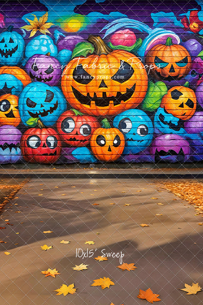 Jack-o-Lantern Graffiti Jam - With Sweep Option