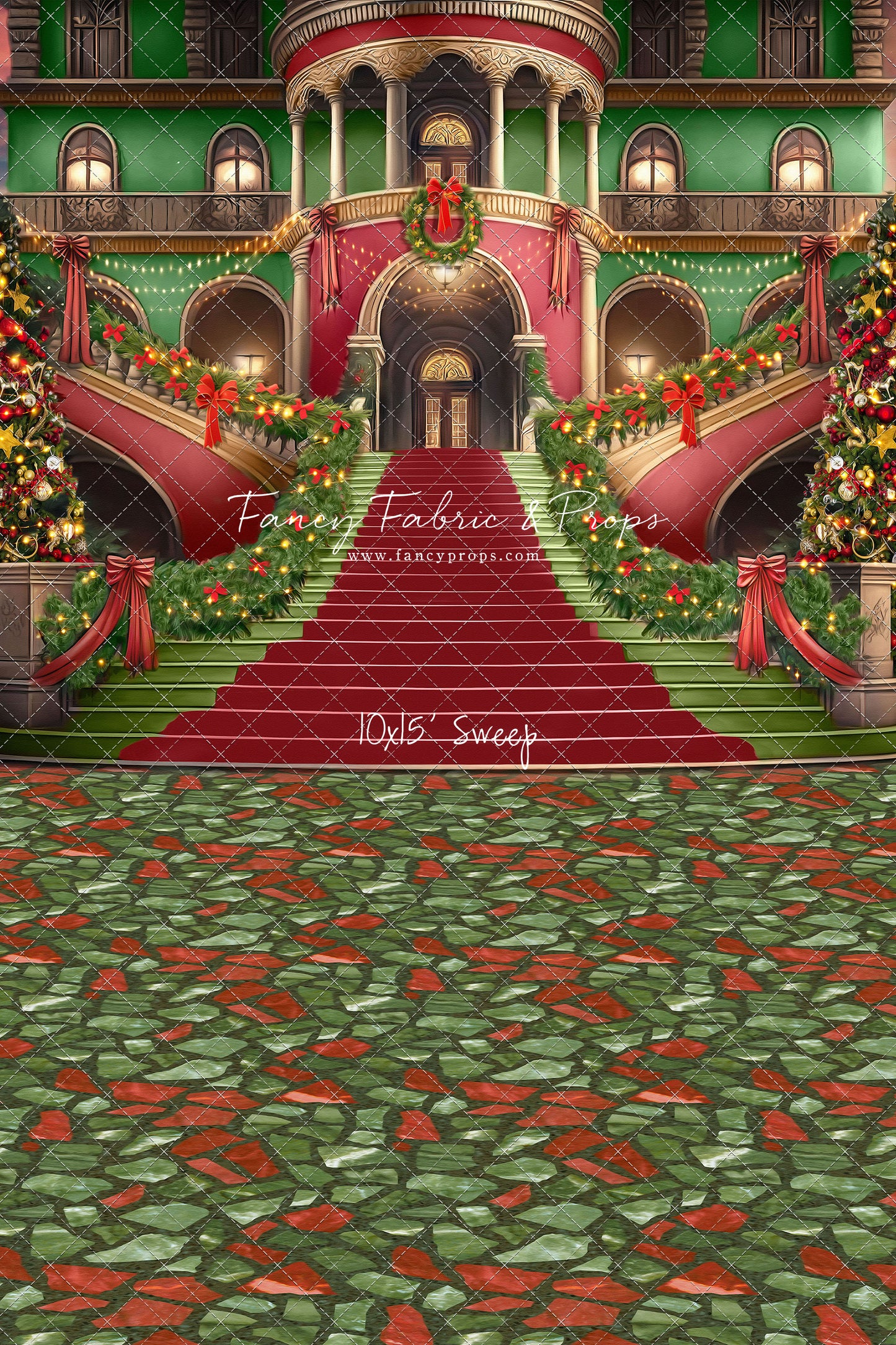 Merry Mansion- Multi Color Rug - with Sweep Option